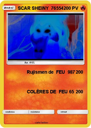 Pokemon SCAR SHEINY  76554