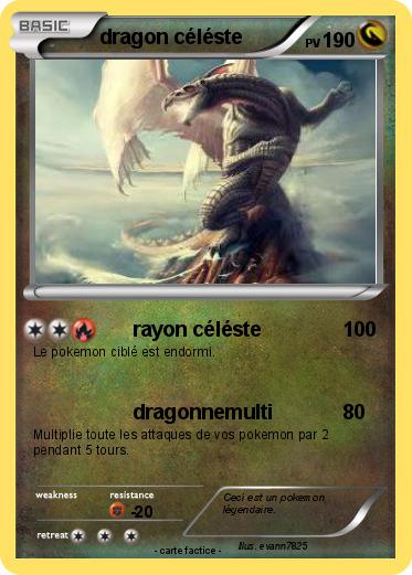 Pokemon dragon céléste