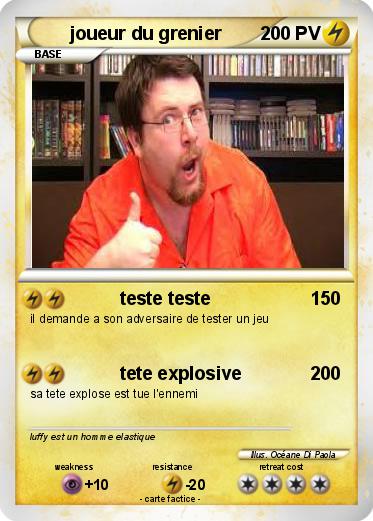 Pokemon joueur du grenier