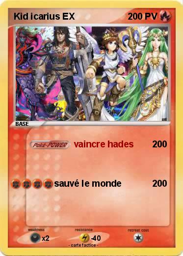 Pokemon Kid icarius EX