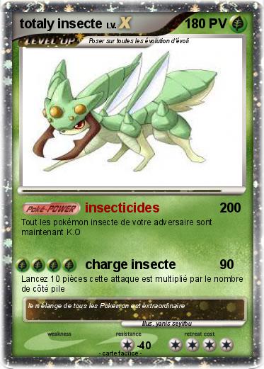 Pokemon totaly insecte