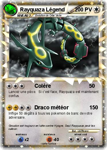 Pokemon Rayquaza Légend