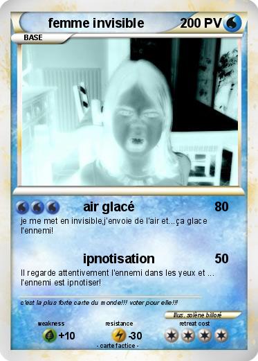 Pokemon femme invisible