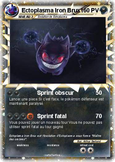 Pokemon Ectoplasma Iron Brux