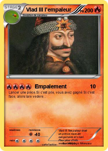 Pokemon Vlad III l'empaleur