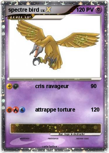 Pokemon spectre bird