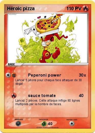 Pokemon Héroic pizza