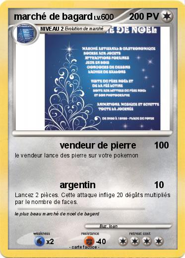 Pokemon marché de bagard