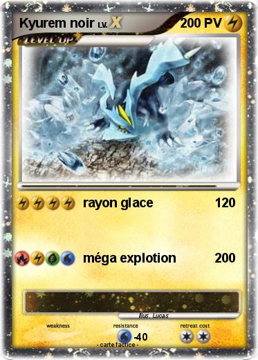 Pokemon Kyurem noir
