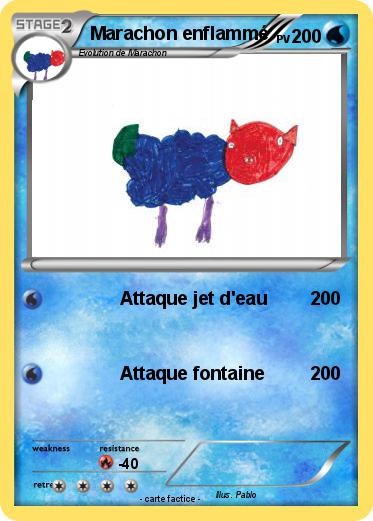 Pokemon Marachon enflammé