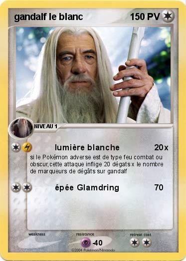 Pokemon gandalf le blanc
