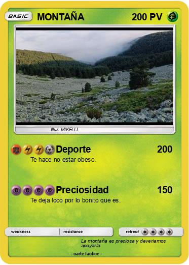 Pokemon MONTAÑA