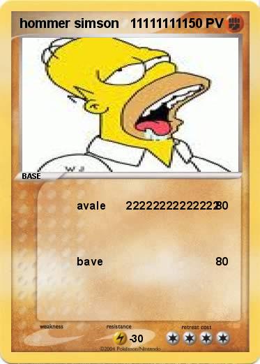 Pokemon hommer simson   11111111