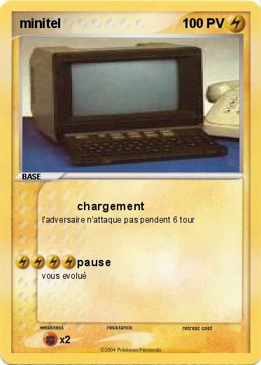 Pokemon minitel