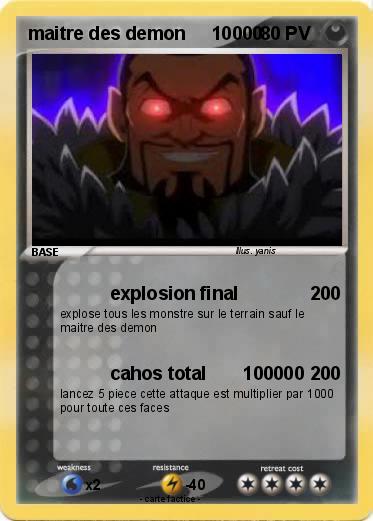 Pokemon maitre des demon     10000