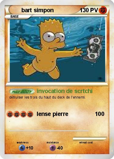 Pokemon bart simpon