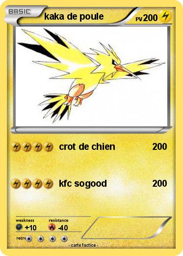 Pokemon kaka de poule