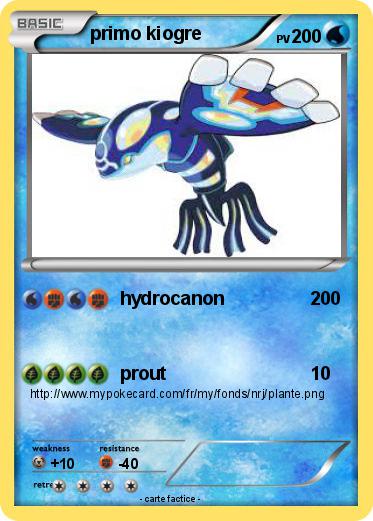 Pokemon primo kiogre