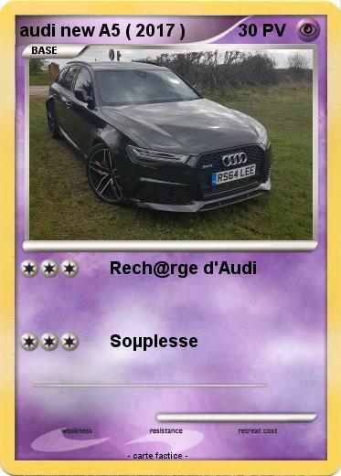 Pokemon audi new A5 ( 2017 )