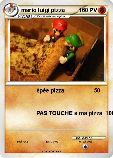 Pokemon mario luigi pizza