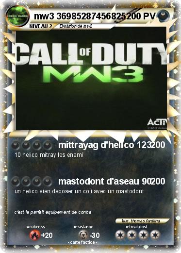 Pokemon mw3 36985287456825