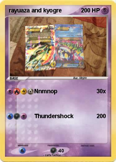 Pokemon rayuaza and kyogre