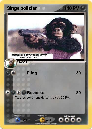 Pokemon Singe policier