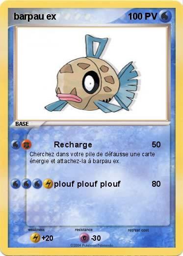 Pokemon barpau ex