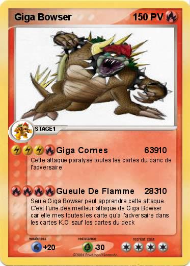 Pokemon Giga Bowser