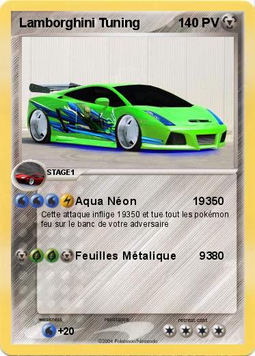 Pokemon Lamborghini Tuning