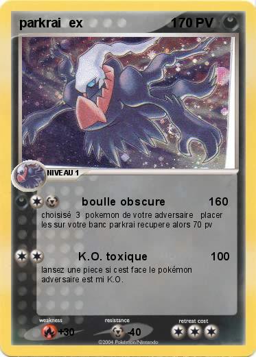 Pokemon parkrai  ex                         1