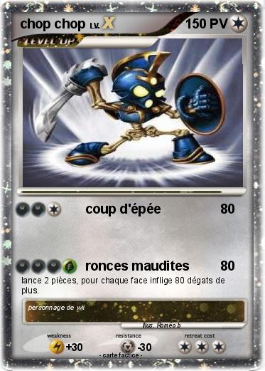 Pokemon chop chop