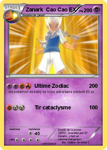 Pokemon Zanark  Cao Cao EX