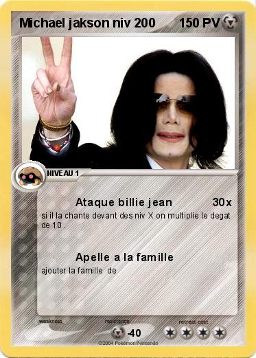 Pokemon Michael jakson niv 200