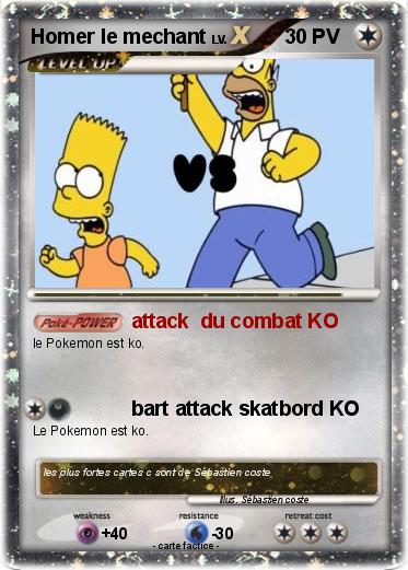 Pokemon Homer le mechant
