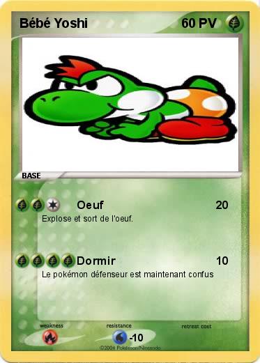 Pokemon Bébé Yoshi