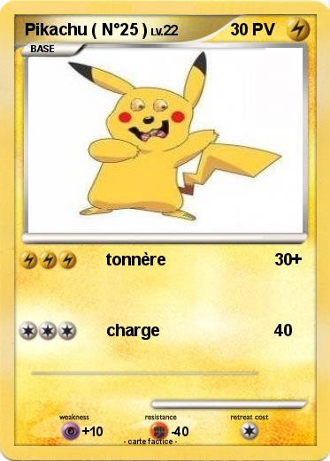 Pokemon Pikachu ( N°25 )