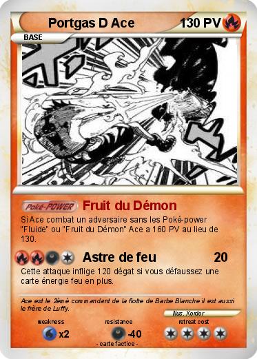 Pokemon Portgas D Ace