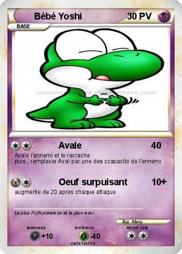 Pokemon Bébé Yoshi