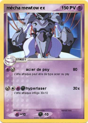 Pokemon mécha mewtow ex