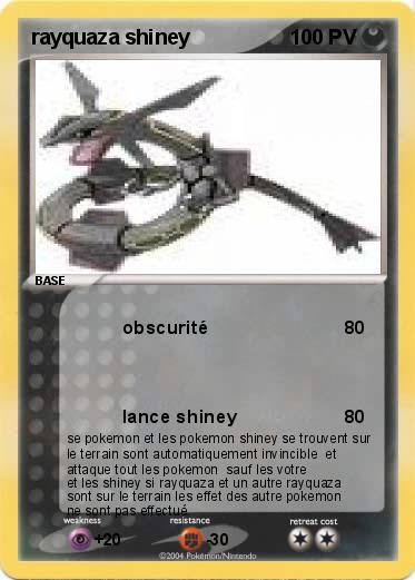 Pokemon rayquaza shiney