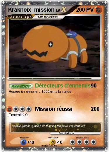 Pokemon Kraknoix  mission