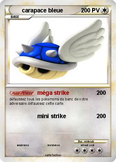 Pokemon carapace bleue