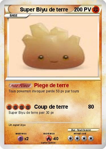 Pokemon Super Biyu de terre