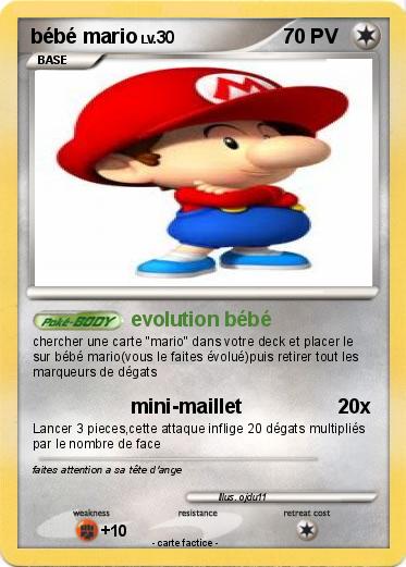Pokemon bébé mario