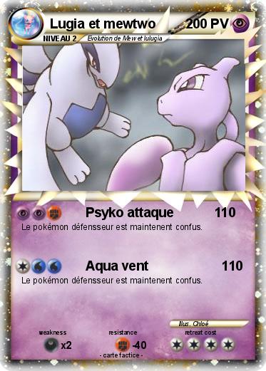 Pokemon Lugia et mewtwo
