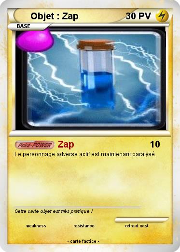Pokemon Objet : Zap