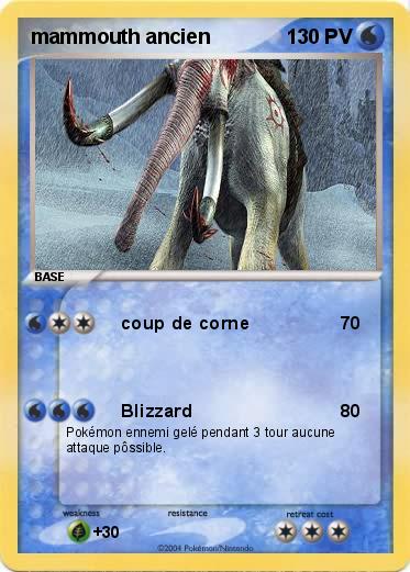 Pokemon mammouth ancien