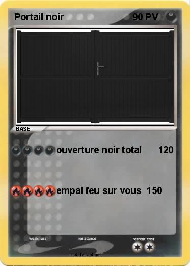 Pokemon Portail noir