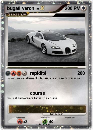 Pokemon bugati veron